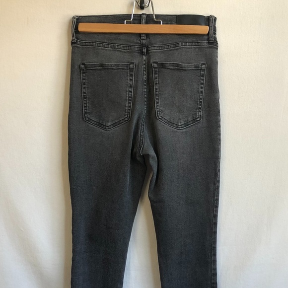 EVERLANE Jeans Size 28 The High Rise Ankle Button Fly Western - Picture 3 of 12